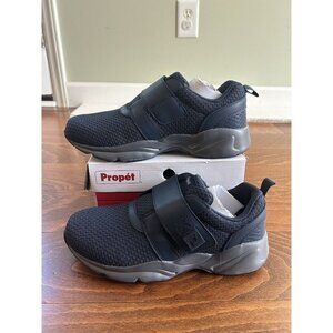 Propet Mens Stability X Strap Navy Blue Orthopedic 8.5 X-Wide NEW